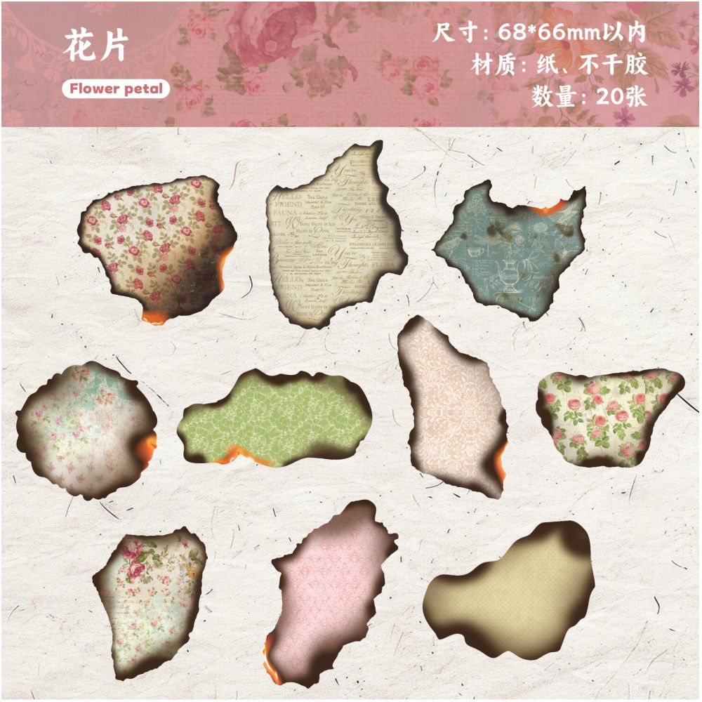 Time Fragments Series Paper Stickers 6 Types image 11