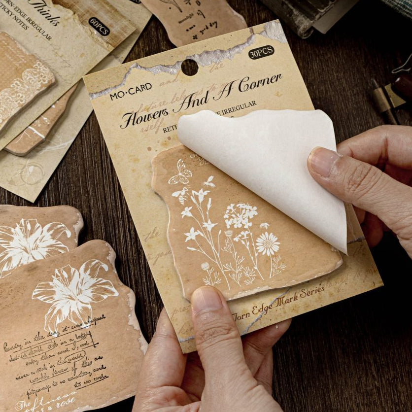 Kraft Paper Shaped Sticky Notes 6 Types image 0