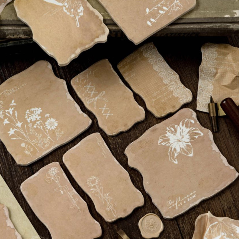 Kraft Paper Shaped Sticky Notes 6 Types image 1