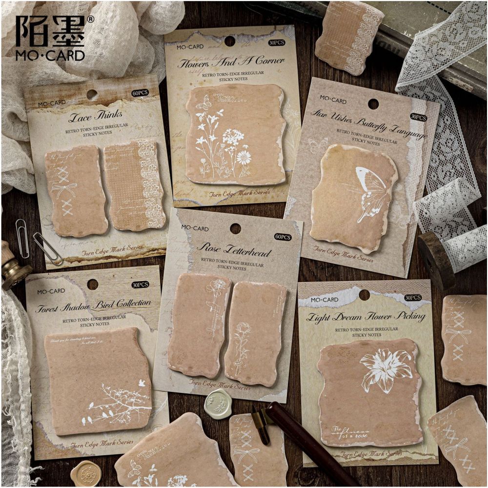 Kraft Paper Shaped Sticky Notes 6 Types image 2
