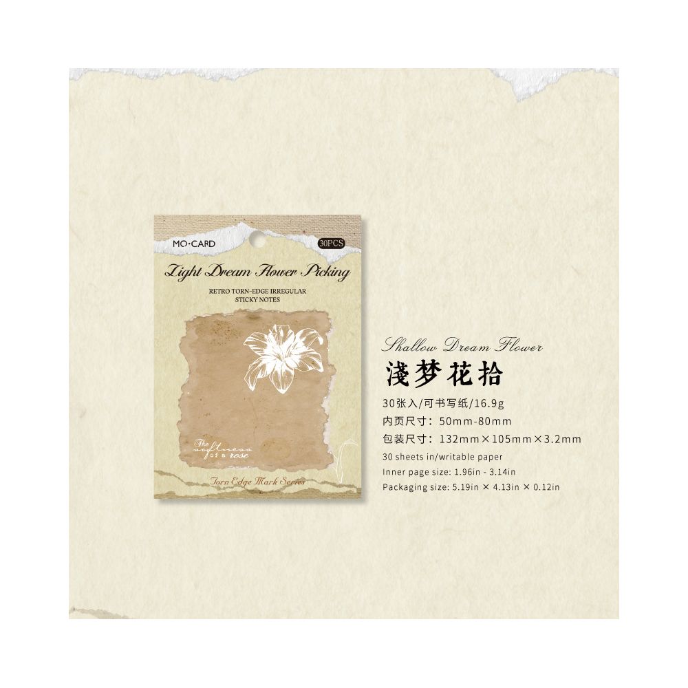 Kraft Paper Shaped Sticky Notes 6 Types image 5