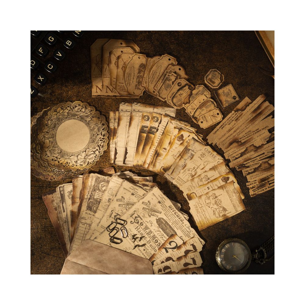 Yellowed Memory Series Kraft Paper Set image 2