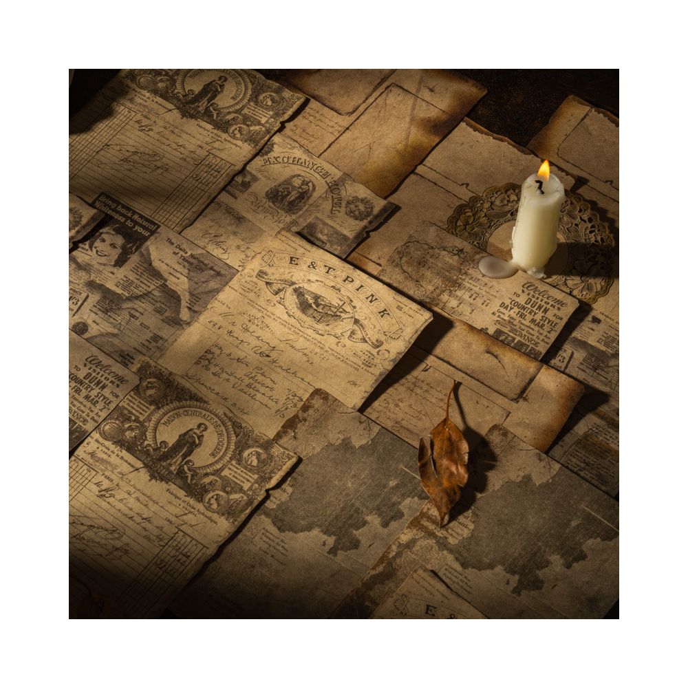 Yellowed Memory Series Kraft Paper Set image 3