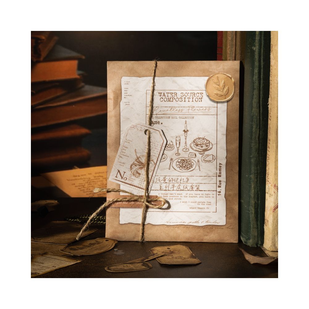 Yellowed Memory Series Kraft Paper Set image 4