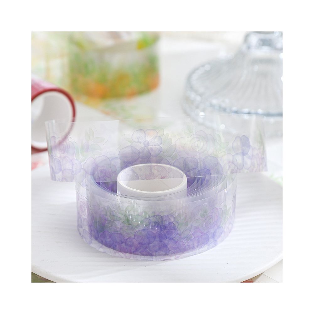 Paper Trace Colorful Flower Sea Series PET tape image 1