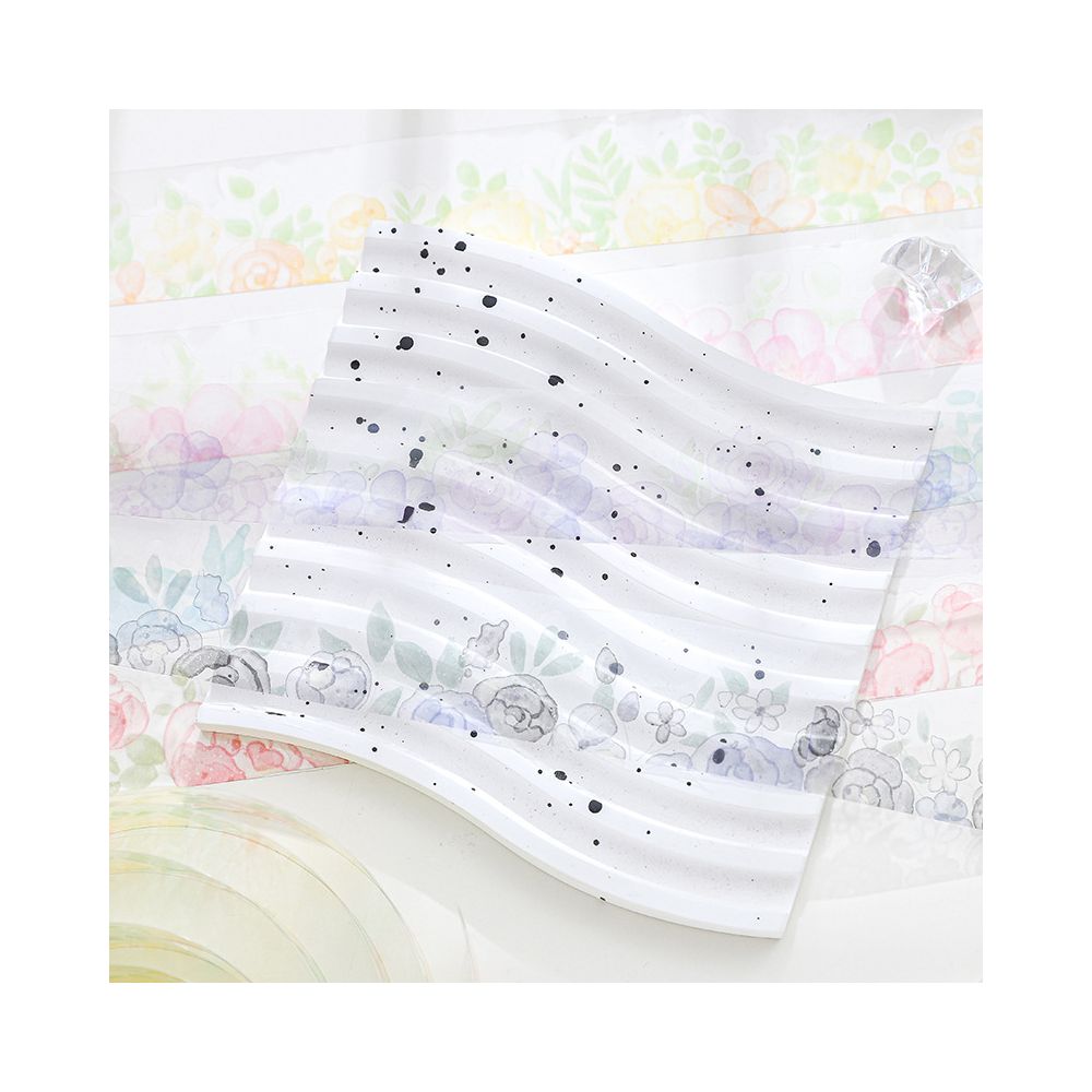 Paper Trace Colorful Flower Sea Series PET tape image 2