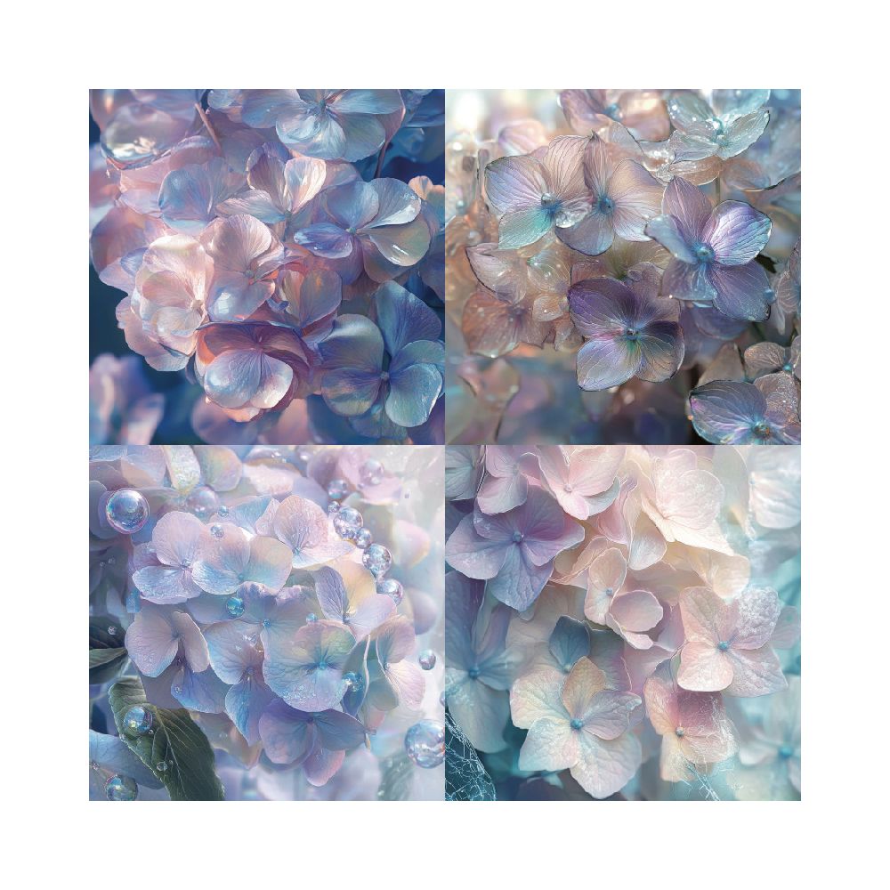 Purple romantic series material paper image 3
