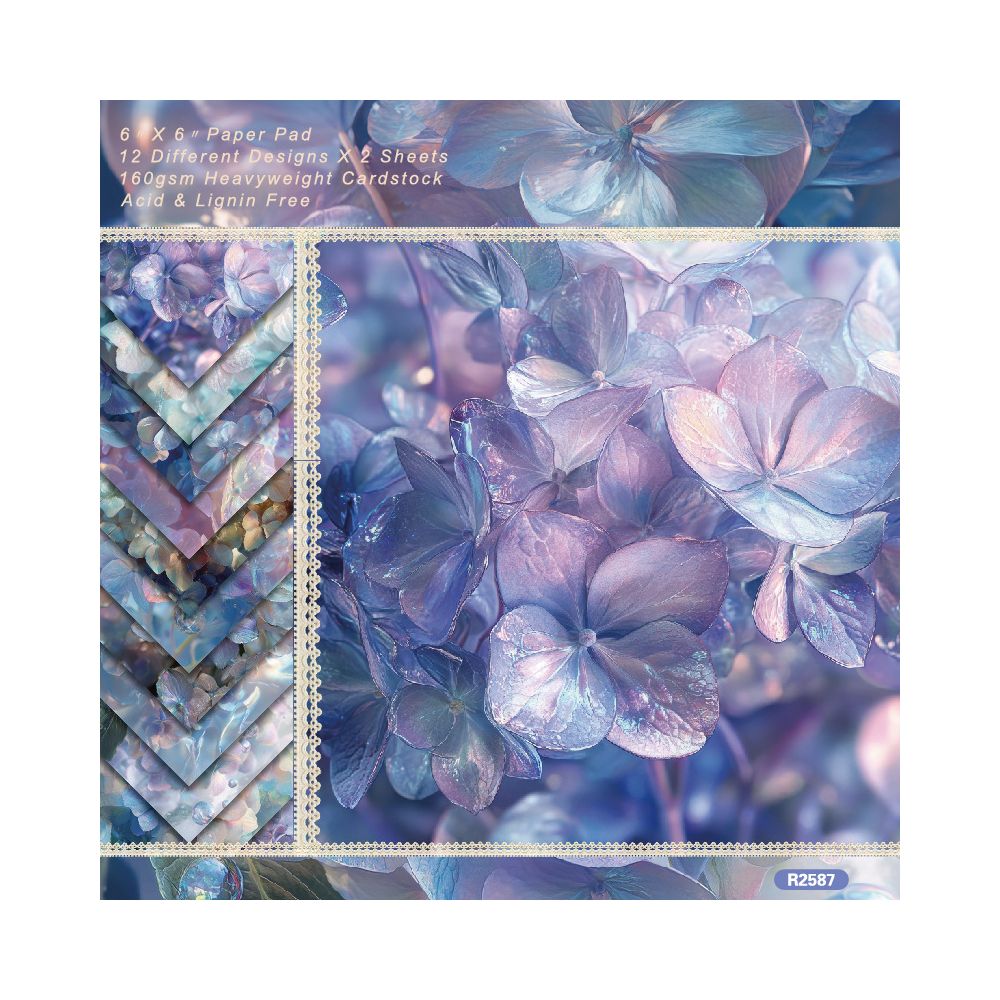 Purple romantic series material paper image 0