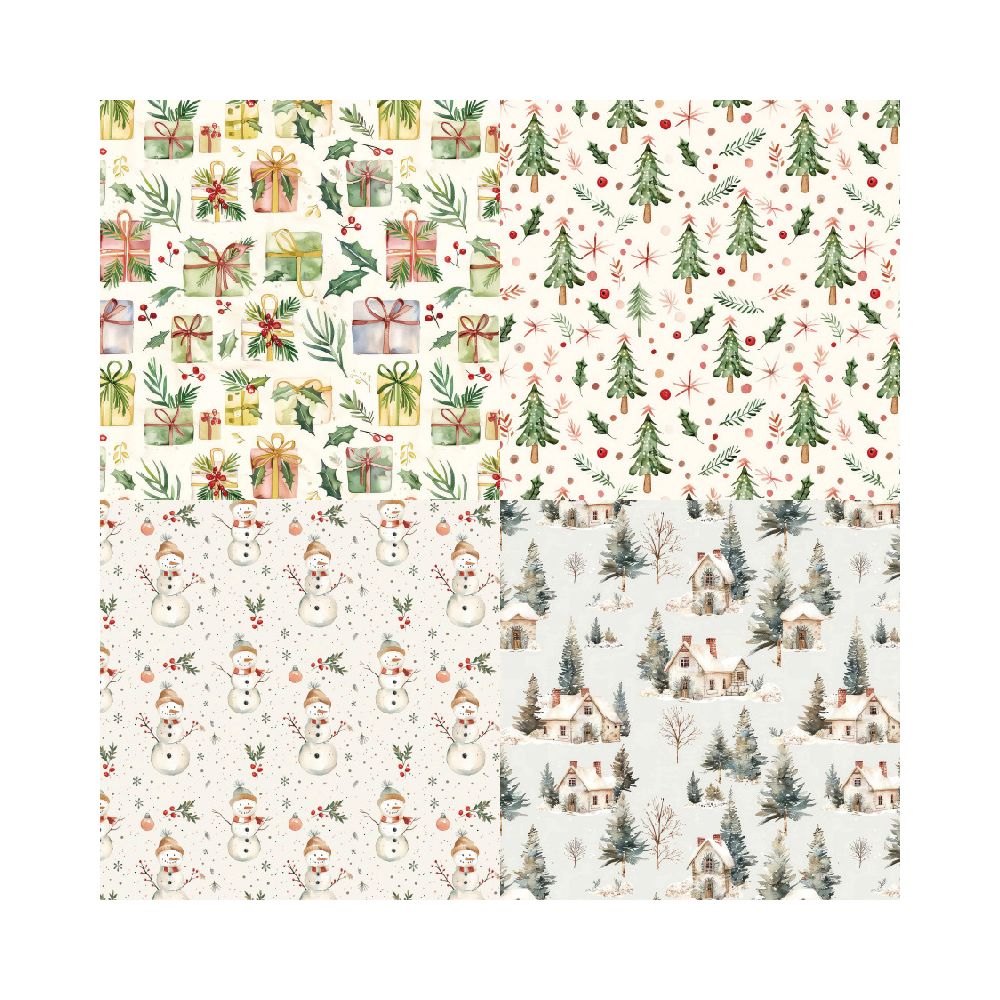 Christmas gift series material paper image 2