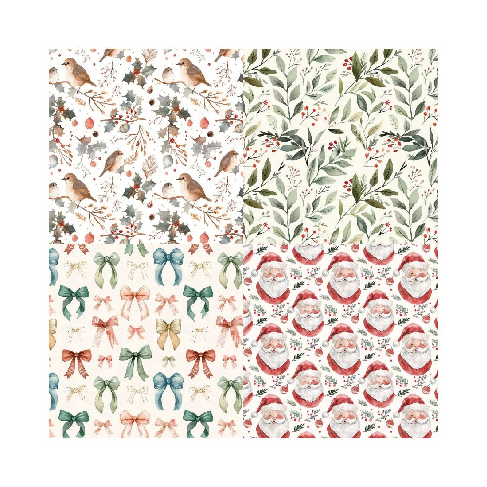 Christmas gift series material paper image 3