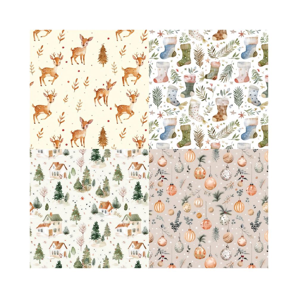 Christmas gift series material paper image 4