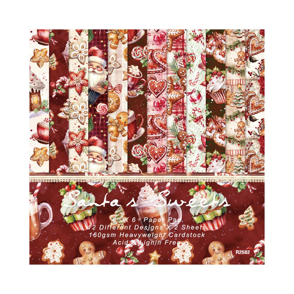 Christmas theme candy series material paper image 1