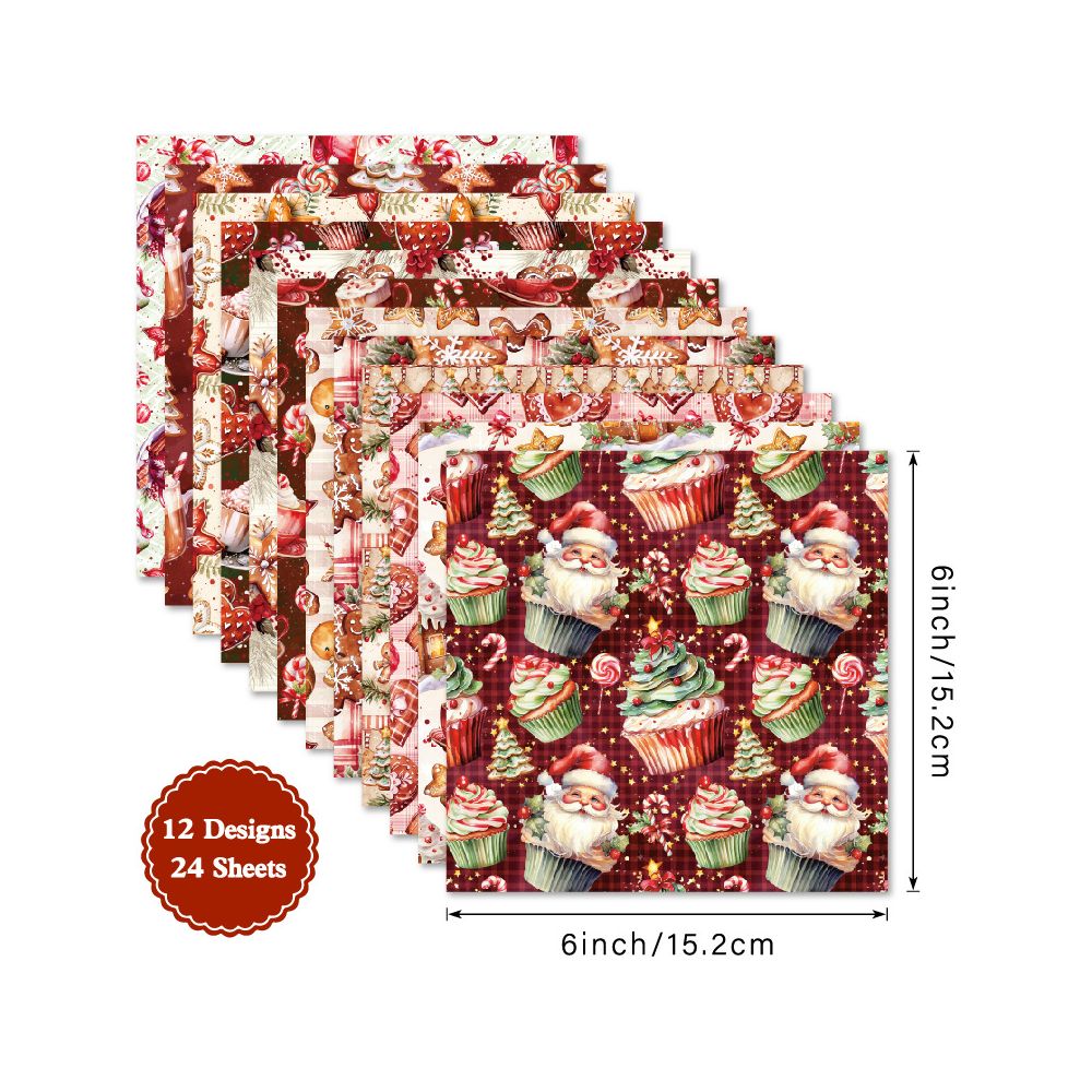Christmas theme candy series material paper image 5