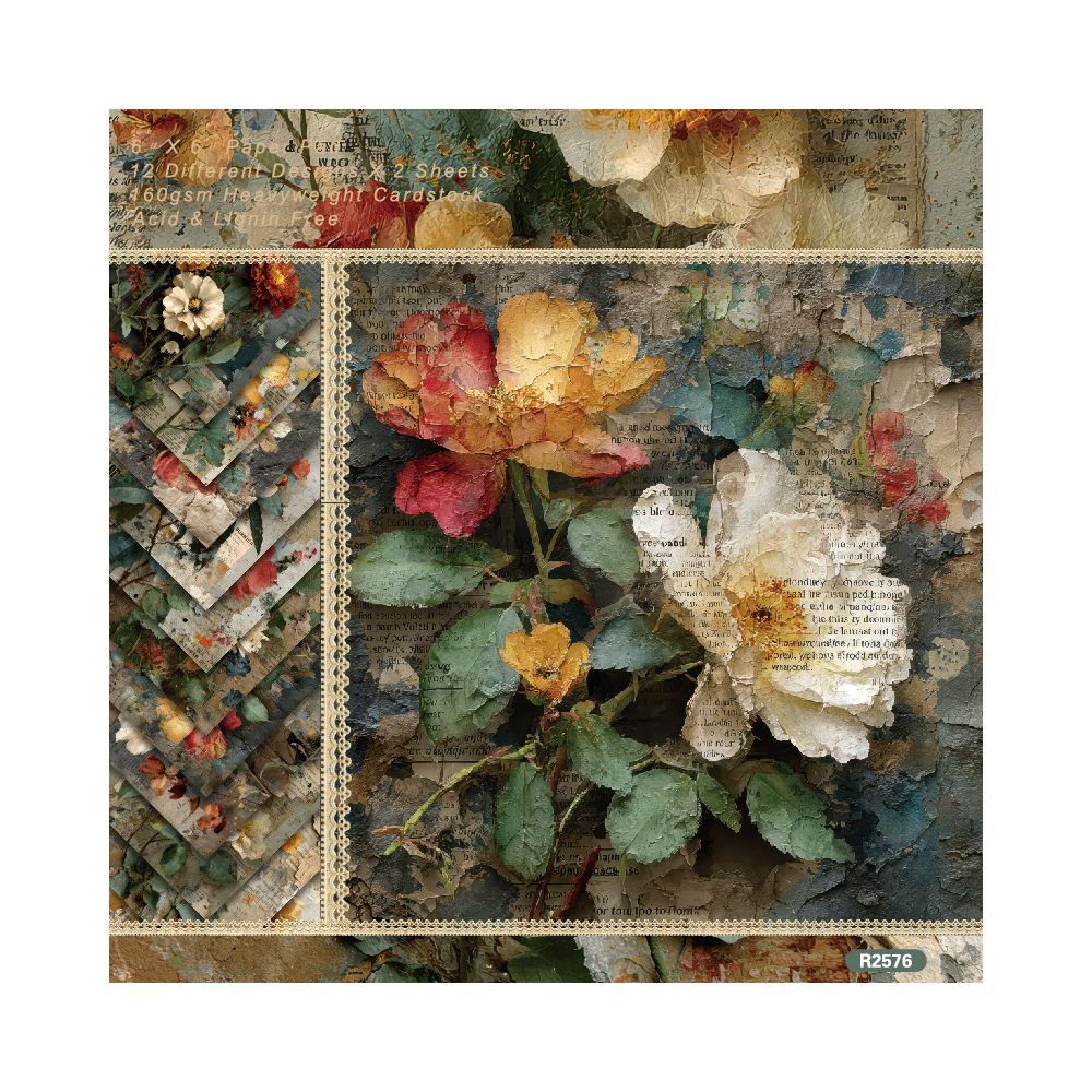 Dark flower aterial paper image 0