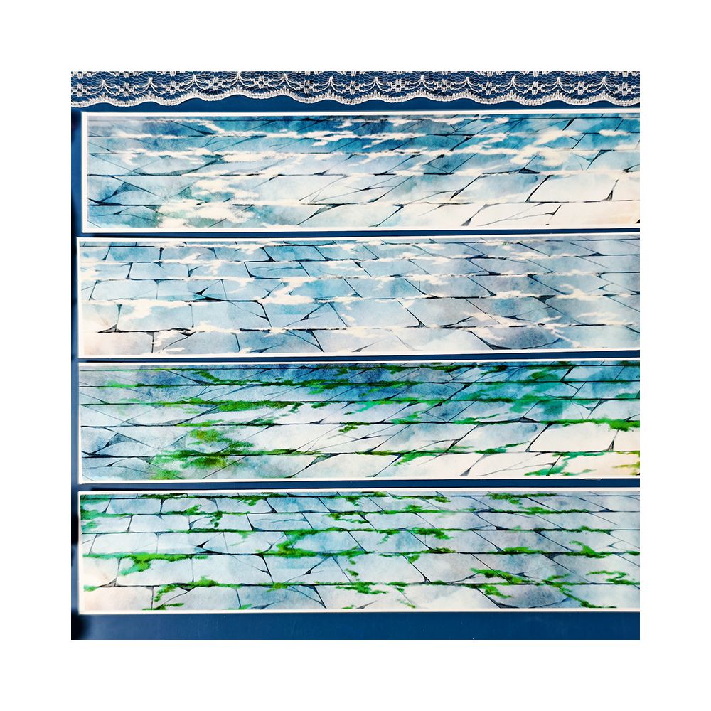 Double Season Weaving Scenery Ground PET Tape 5cm x 1m image 1