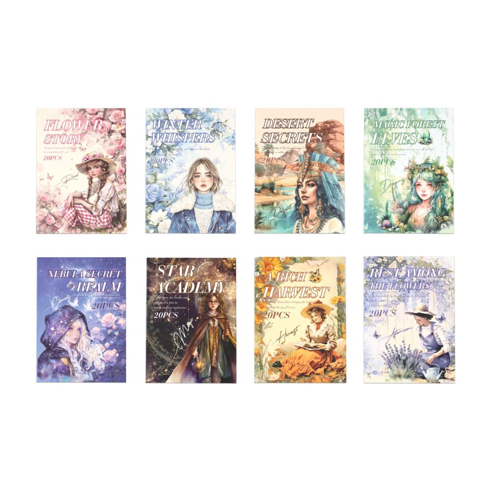 Memories Time Cut Film Sticker Sticker Book 8 Styles 20 Sheets image 4