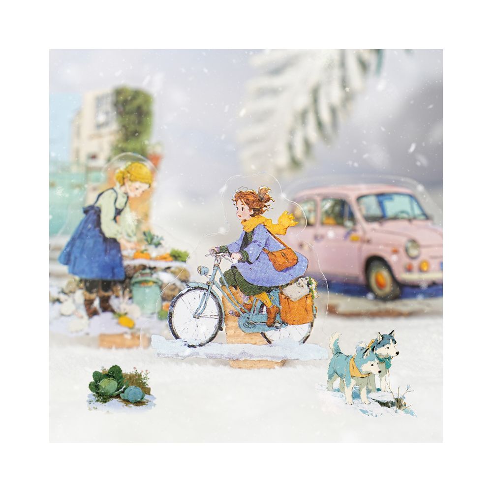 Winter Landscape PET Sticker Pack 6 Types 15 Pcs image 5