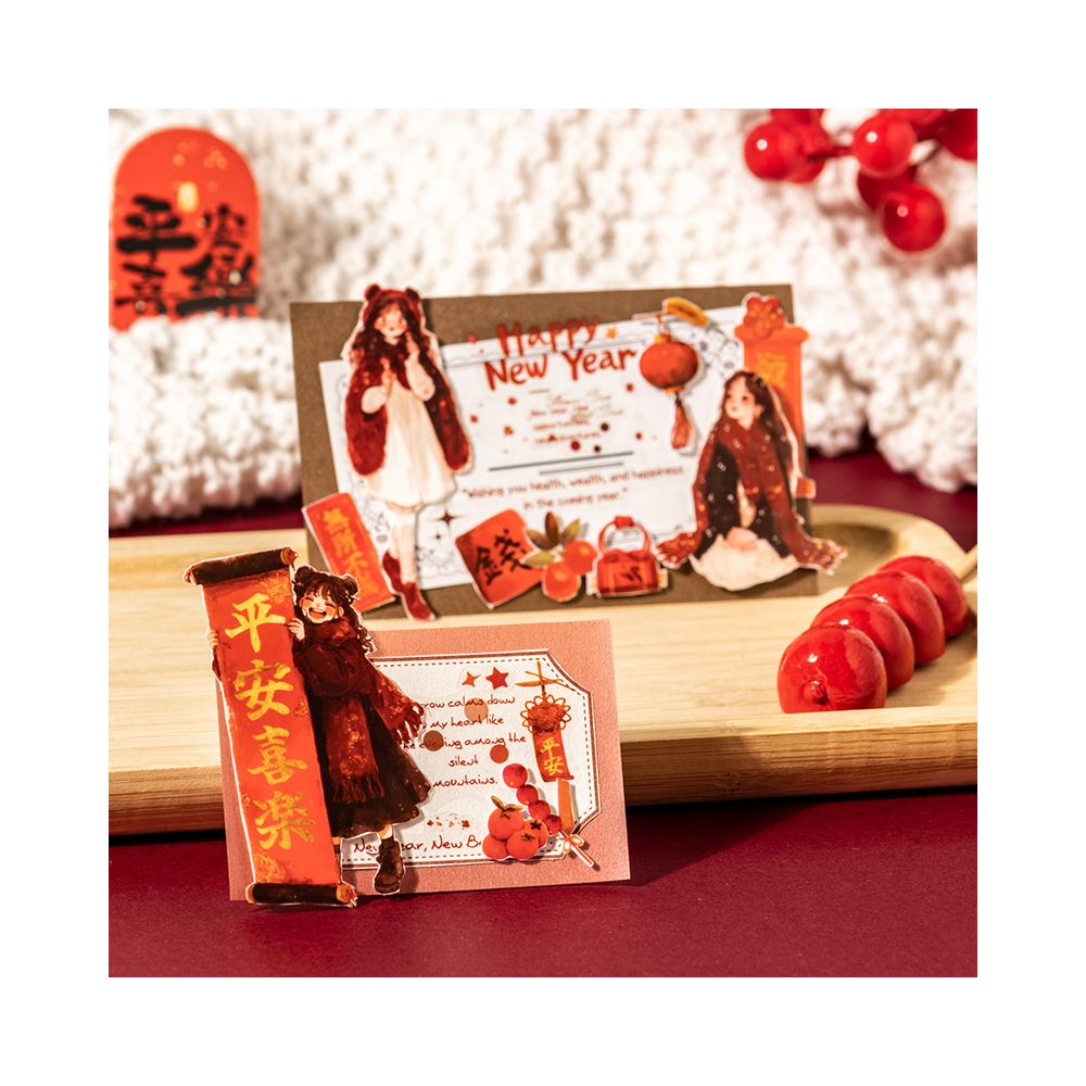 Autumn Themed Character PET Tape 6cm 2m 4 Types image 4
