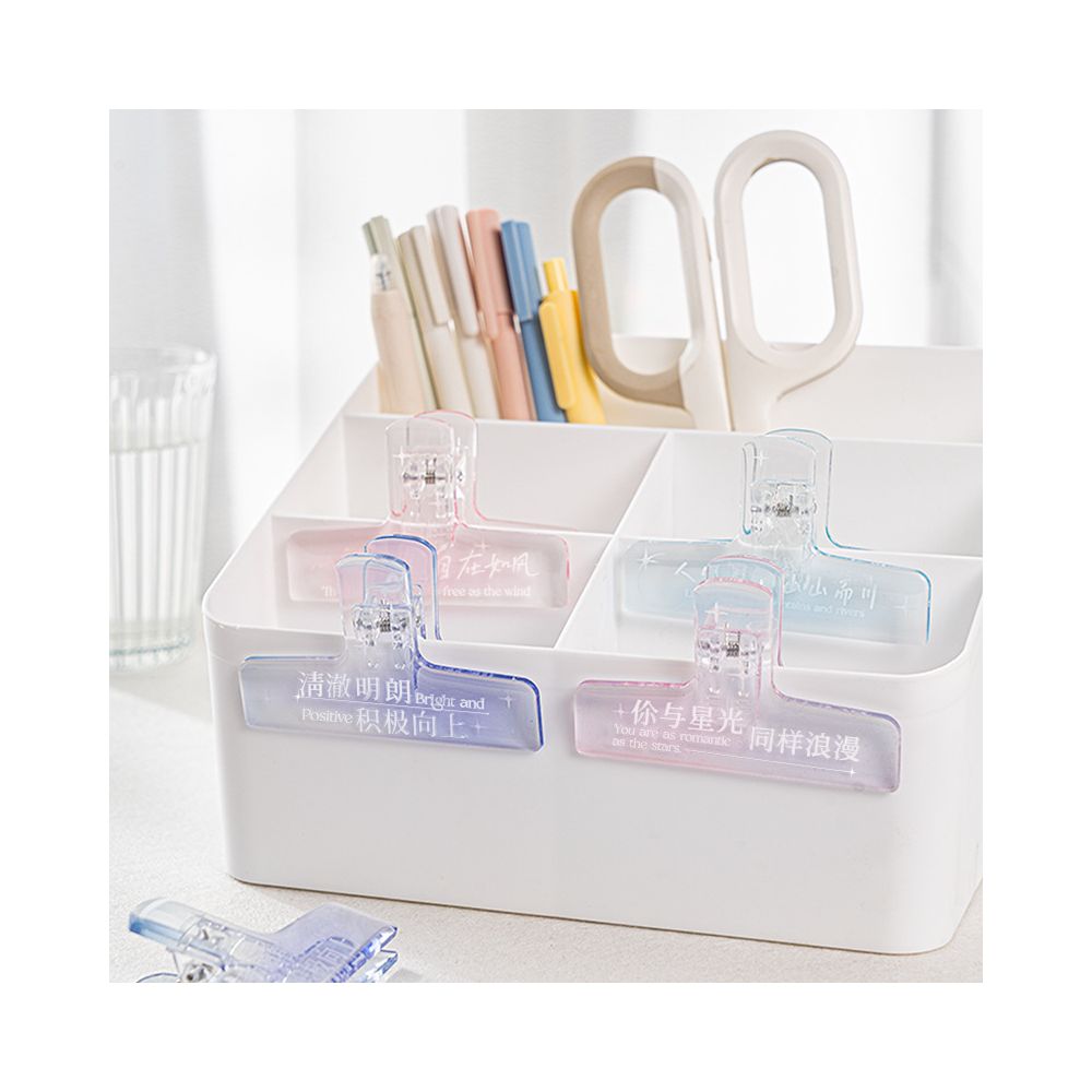 Shine Series Transparent Acrylic Clips 4 Styles image 4