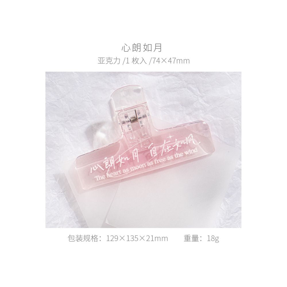 Shine Series Transparent Acrylic Clips 4 Styles image 8
