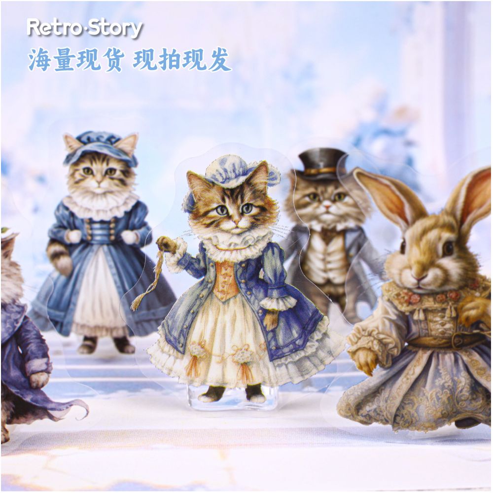 Fairy tale series cartoon PET sticker pack 6 Styles 20 Pcs image 2