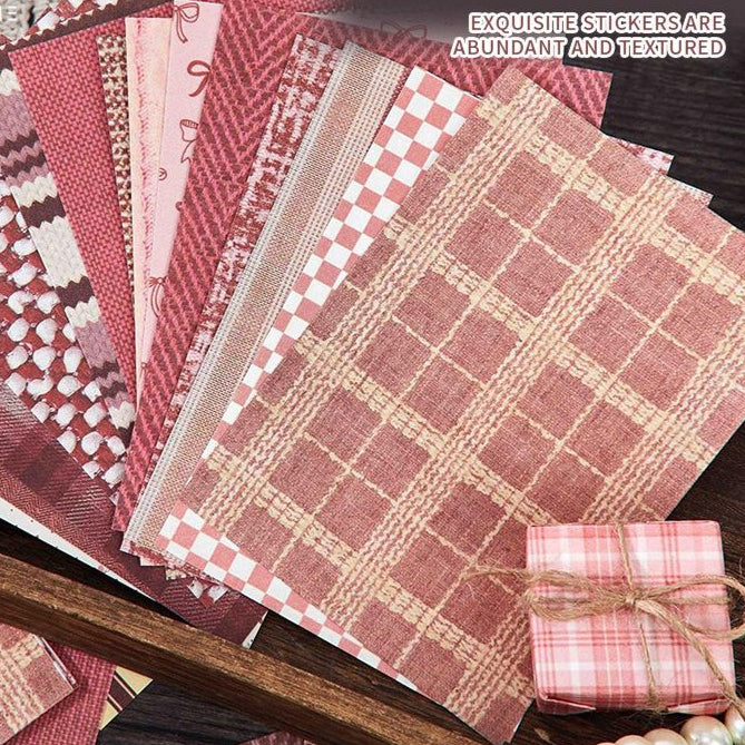 Basic Plaid Patterns Material Paper 20 Sheets 6 Styles image 1