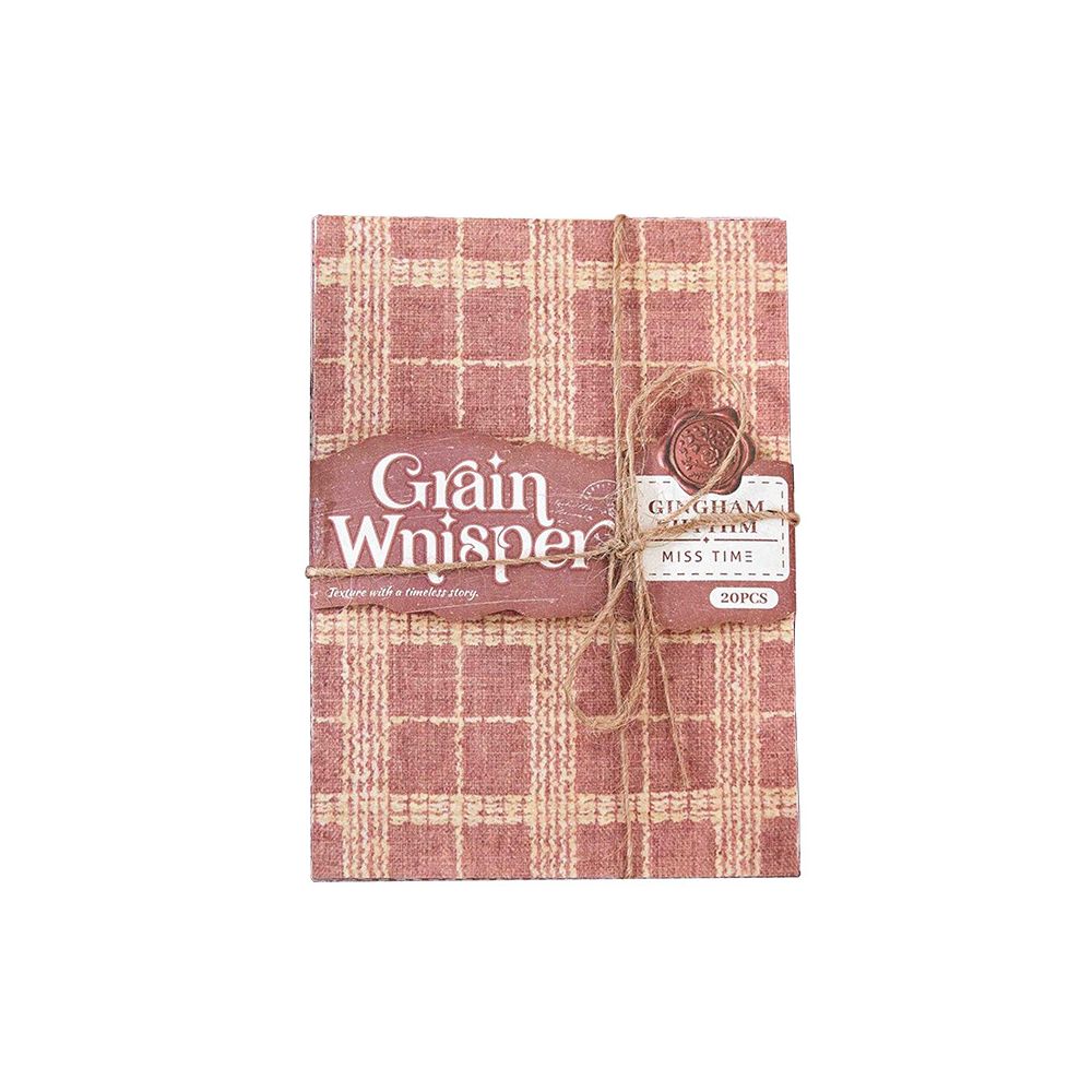 Basic Plaid Patterns Material Paper 20 Sheets 6 Styles image 4
