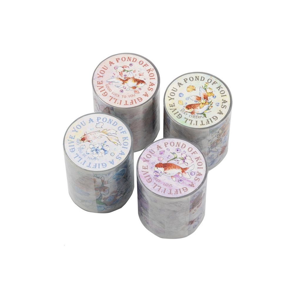 Shell Glossy Sea World Flowers Series PET Tape 4 Types 5cm 2m image 4
