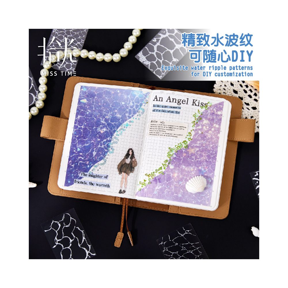 Sparkling series water drops PET stickers 6 options 20 Sheets image 1