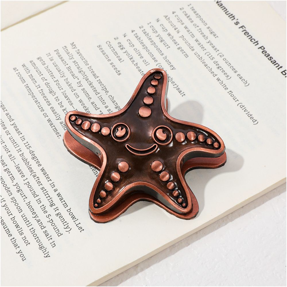 Metal book page folder
