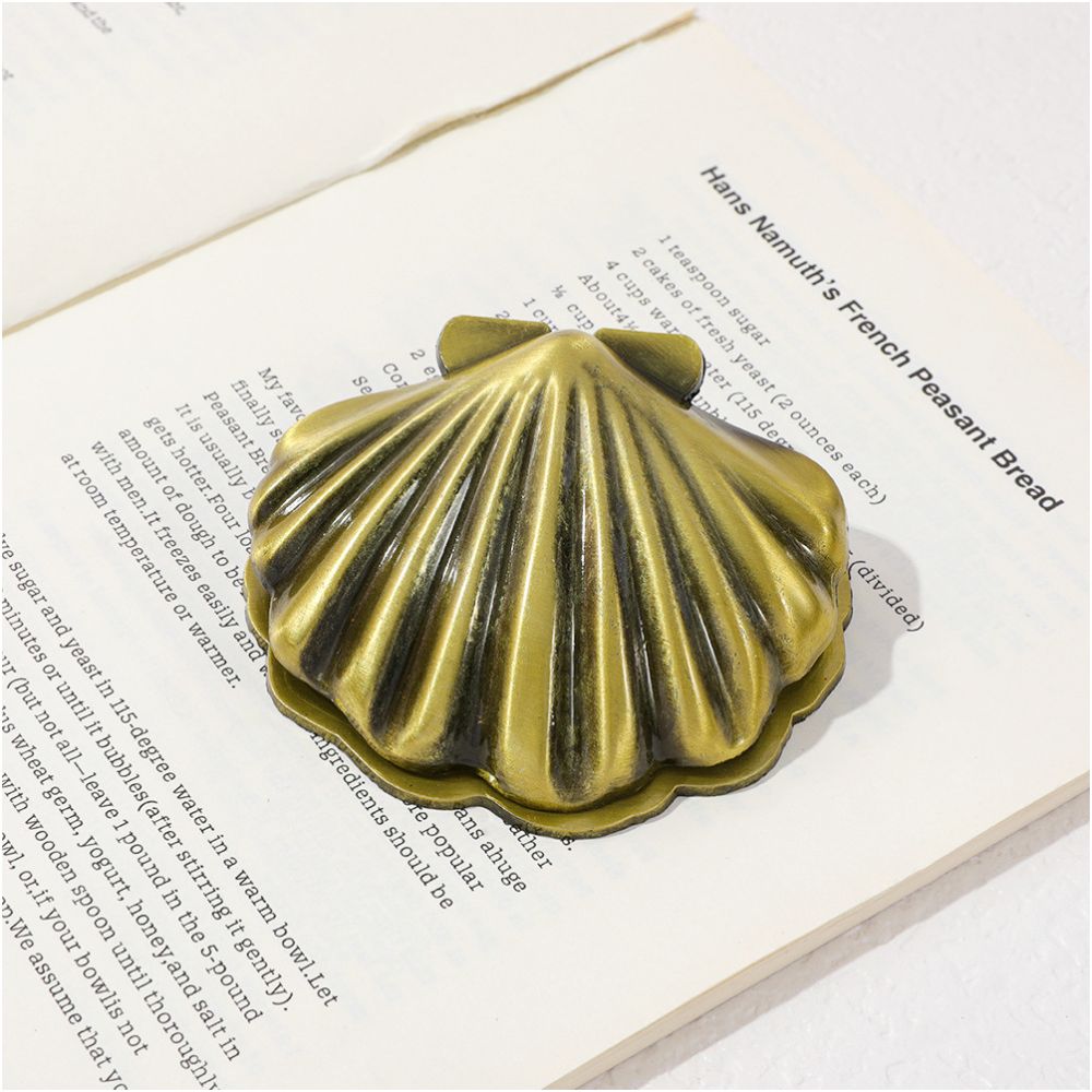 Metal book page folder