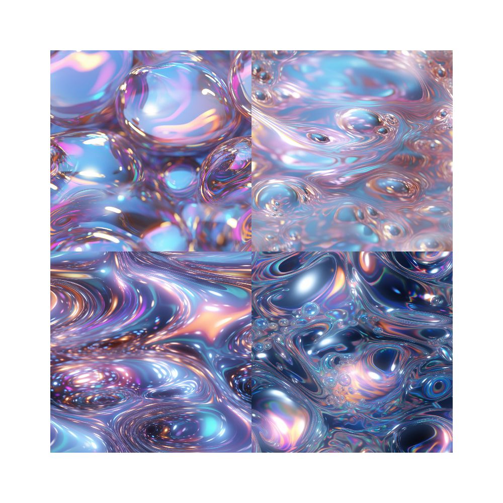 Color water drop material paper 24 sheets image 2