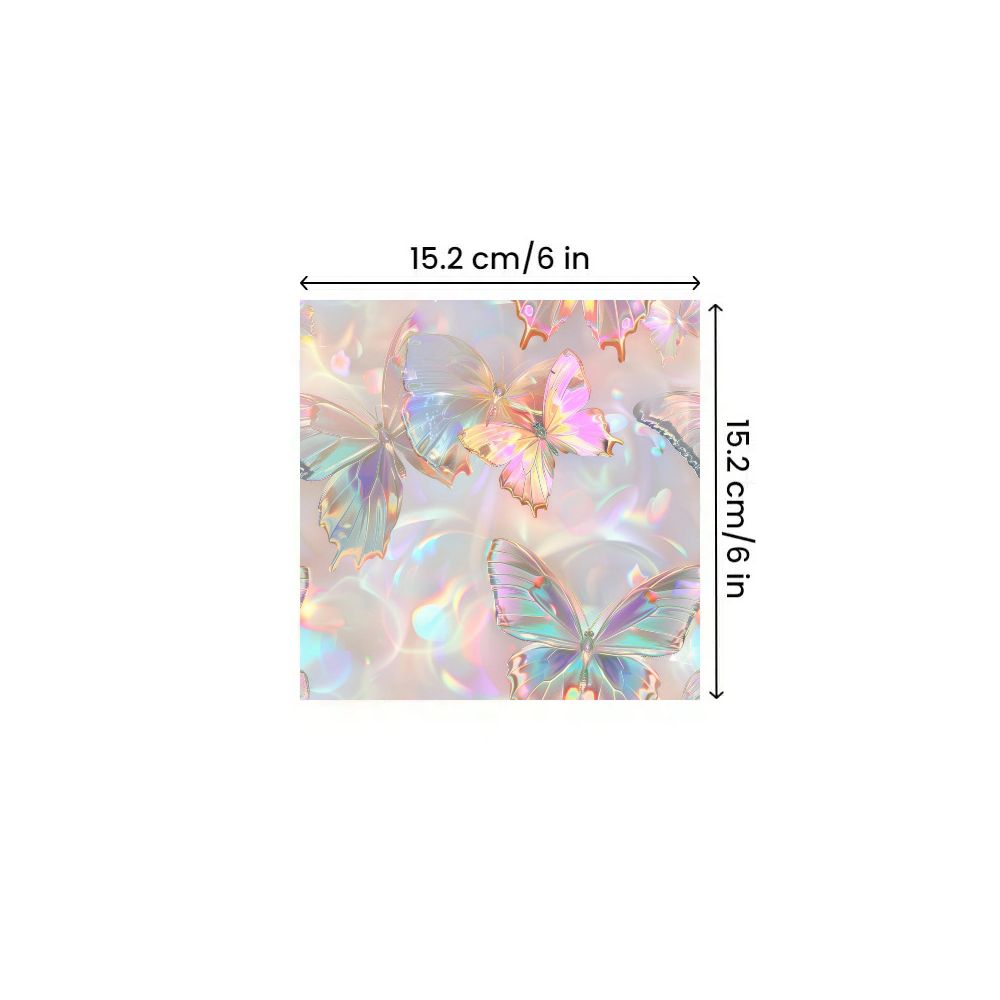 Glitter Butterfly Material Paper 24 Sheets image 4