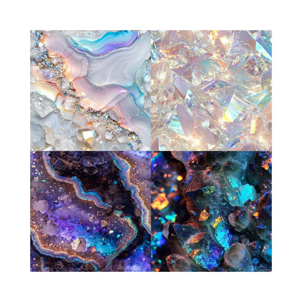 Fantasy Starry Sky Galaxy Material Paper 24 Sheets image 2