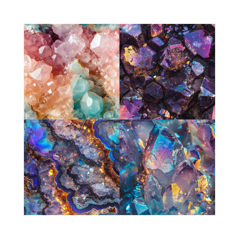 Fantasy Starry Sky Galaxy Material Paper 24 Sheets image 3