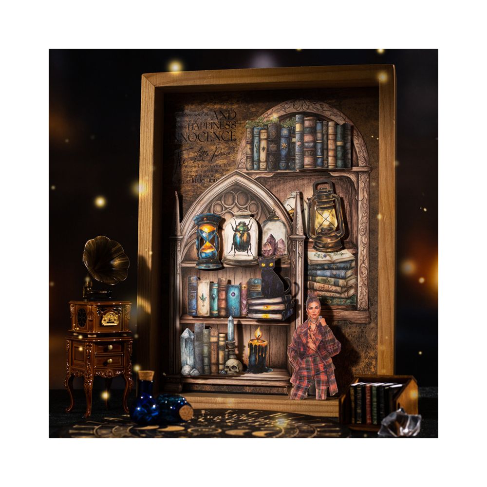 Magic cabinet series hard card stickers 6 styles image 3