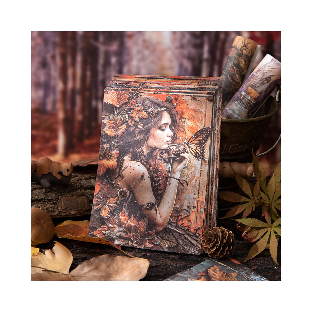 Retro autumn dream series material paper 6 Styles 30 Sheets image 1