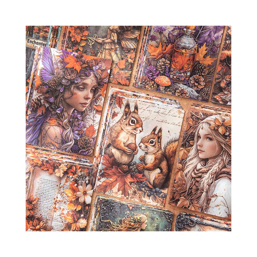 Retro autumn dream series material paper 6 Styles 30 Sheets image 2