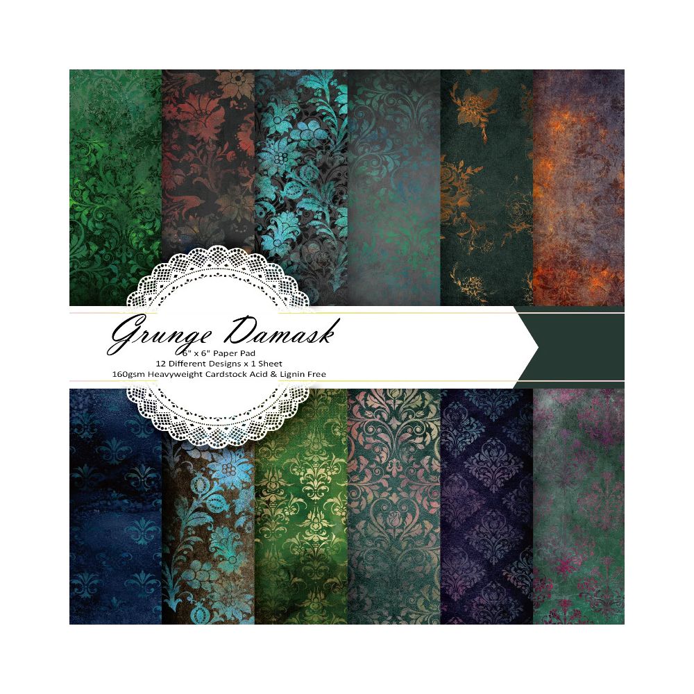 Background single sided pattern material paper 24 Sheets image 1