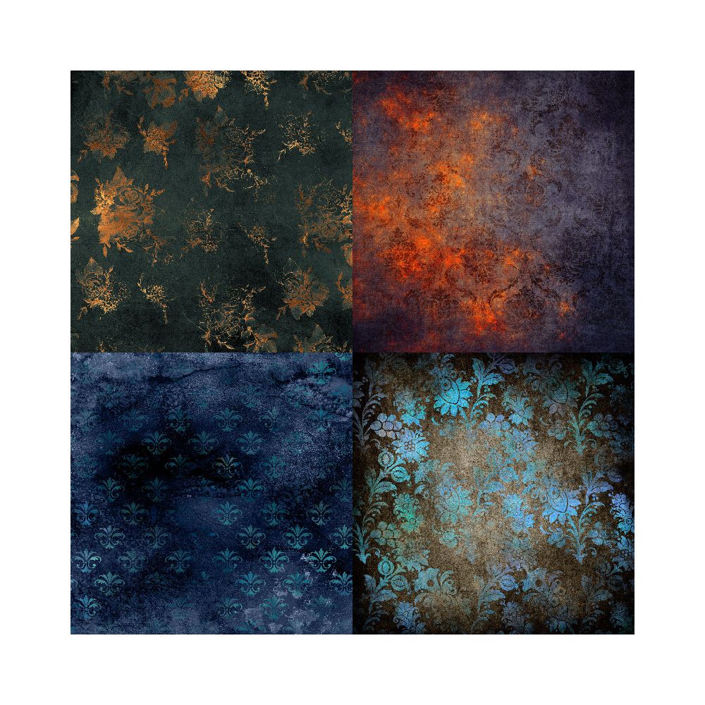 Background single sided pattern material paper 24 Sheets image 2