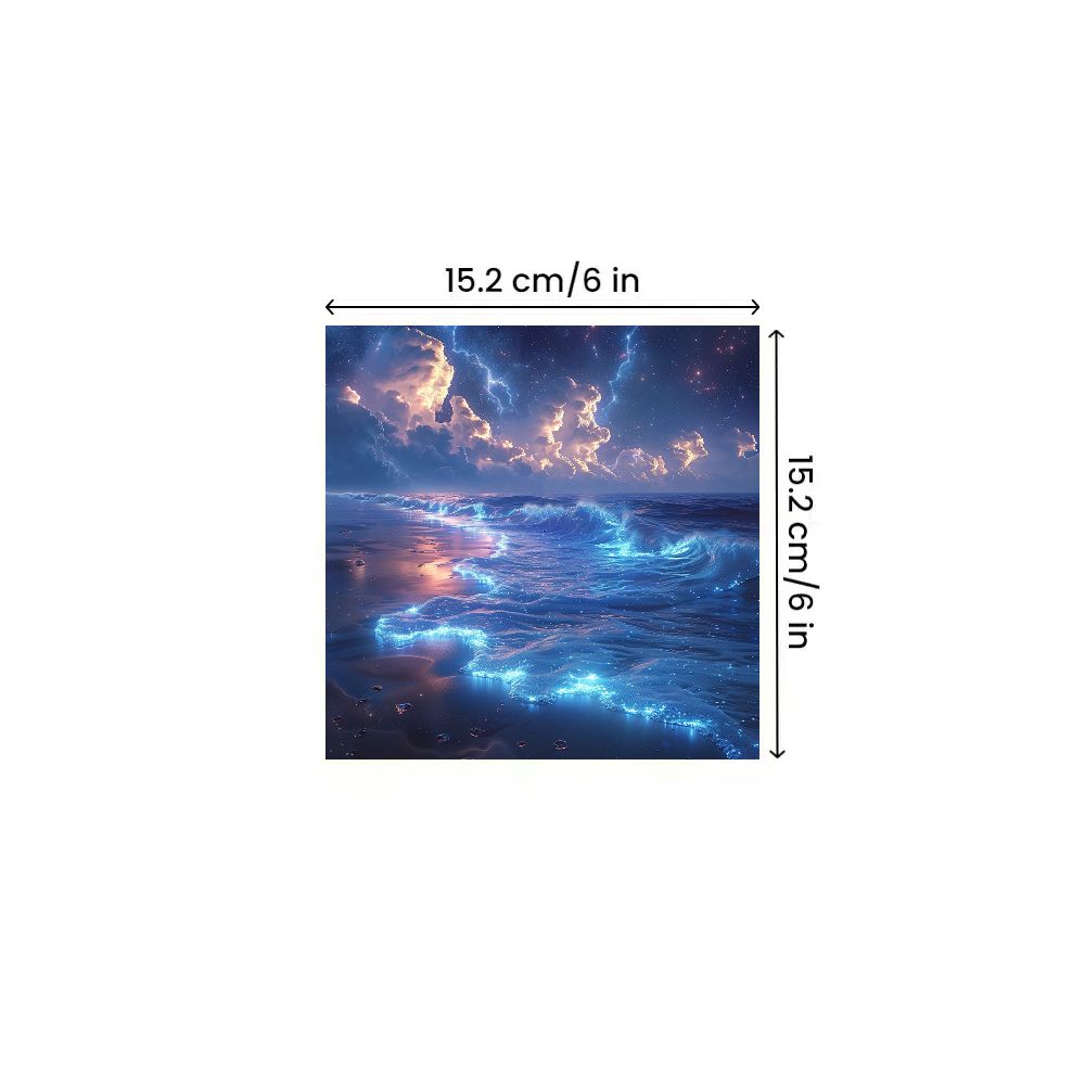 Starry sky ocean material paper 24 Sheets image 4