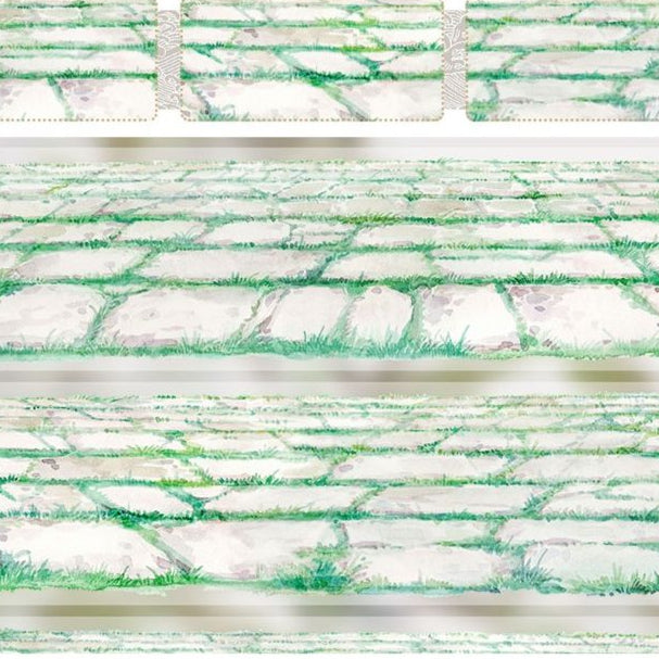 Brick and stone path ancient style PET tape 5 Styles image 13