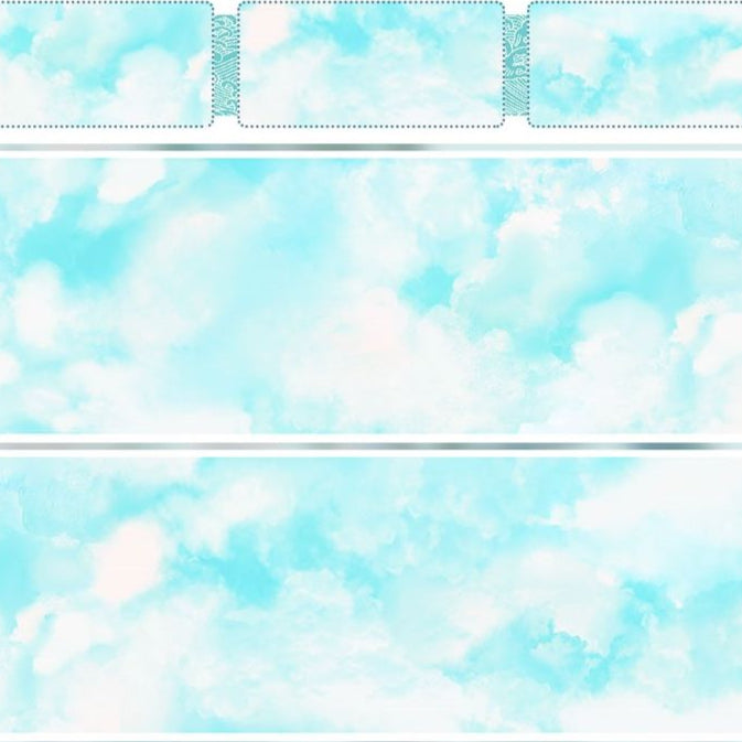 Storm  cloud sunset ancient style PET tape 6cm / 1m 3 Styles