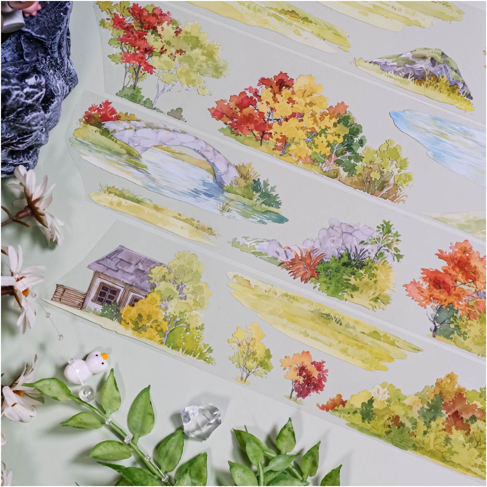 Landscape design all seasons PET Tape 4 Styles image 2