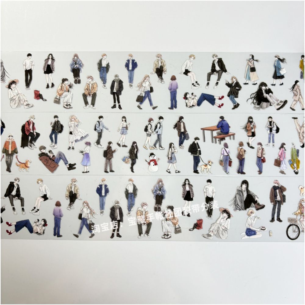 Characters Ancient Style PET Tape 4 5cm 1m image 5