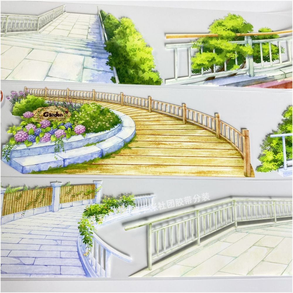 The lake trail scenery PET tape 6cm 114cm image 6