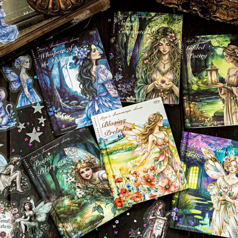 Fantasy Fairy Series PET Stickers 6 Styles 40 Pcs image 0