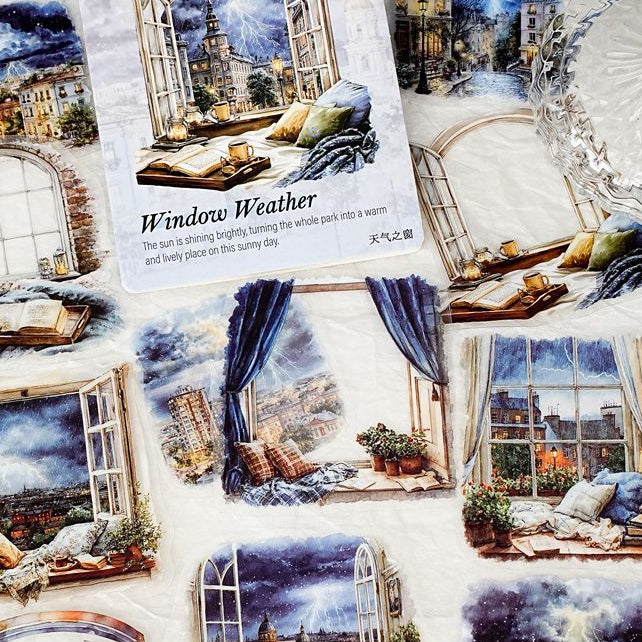 Weather Window Series PET Stickers 6 Styles 15 Pcs image 3