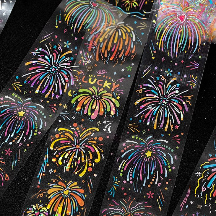 Firework Moment Series PET Tape 5 5cm 2m image 0