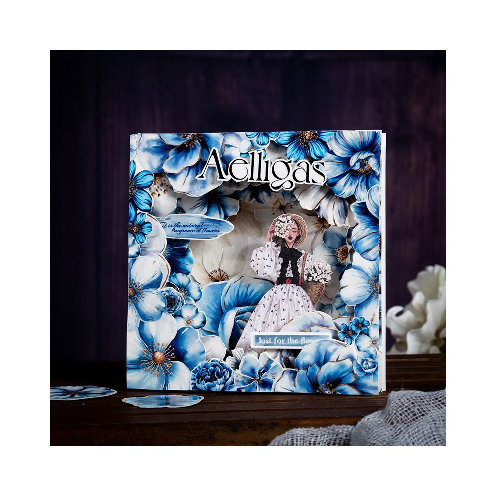 Retro floral pattern PET Tape 5cm 2m 6 Styles image 2